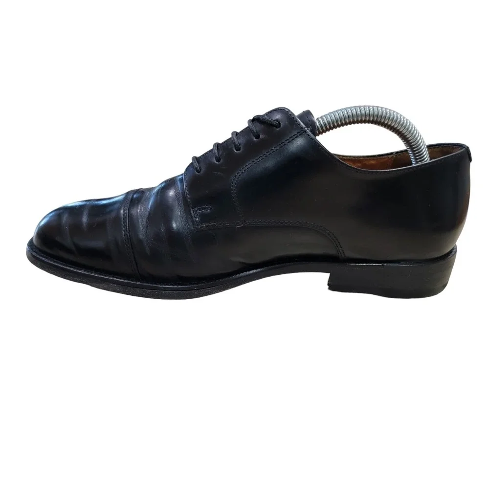 Cole Haan Men's City Cap Toe Oxfords Black Leather Dress Shoes Size 8.5 D